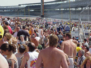 Carb Day Crowd
