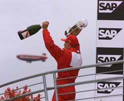M. Schumacher wins the first Indy GP!