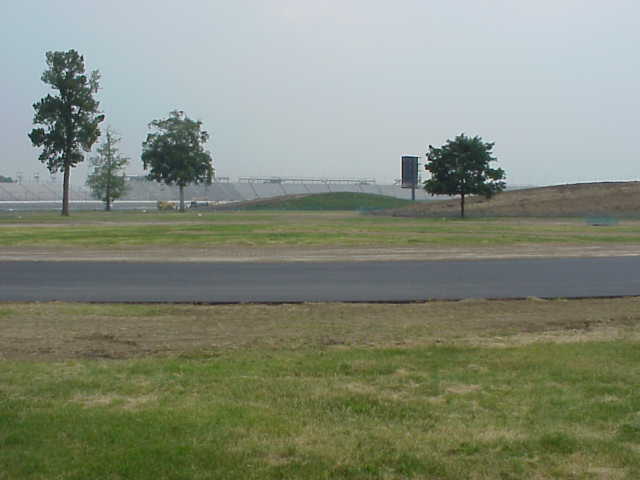 Turn 4 a few hours after the race was over