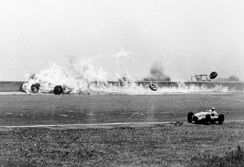 Duke Nalon's '49 Novi crash