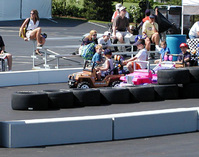 kids in playcars