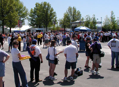 people in plaza