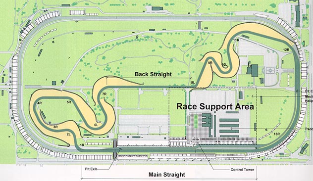 IMS with proposed  infield course