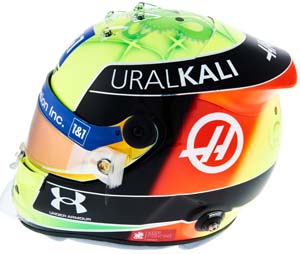 Mick Schumacher 2021 helmet haas