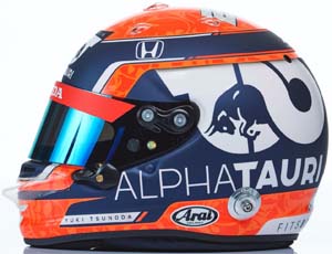 Yuki Tsunoda Helmet 2021