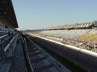 down the straight