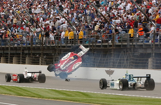 Dan Wheldon's 2003 crash