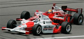 Hornish over Wheldon