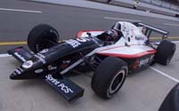 Corner view of Arie Luyendyk's G Force-Oldsmobile
